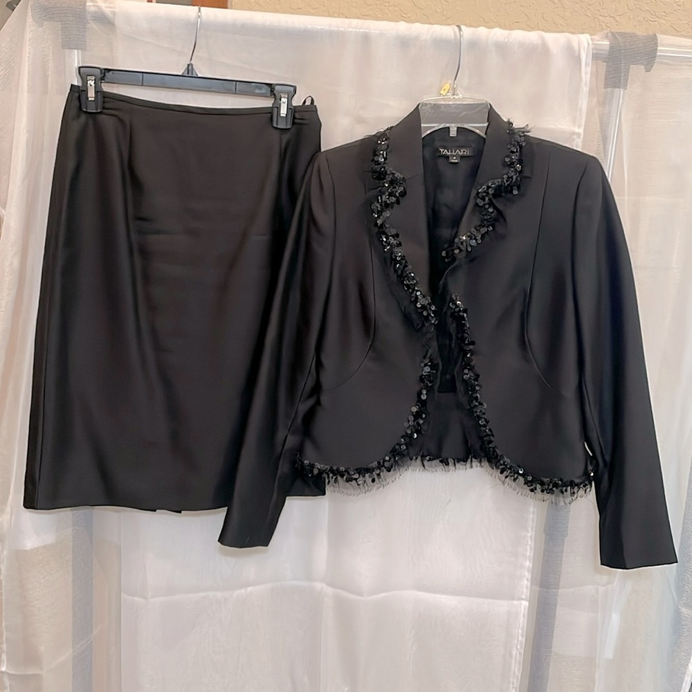Tahari two piece suit.
